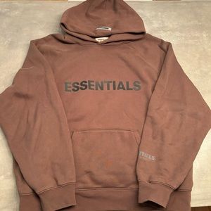 Essentials hoodie - Brown /ssense - L - $70